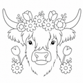 Highland Cow Paint Kit