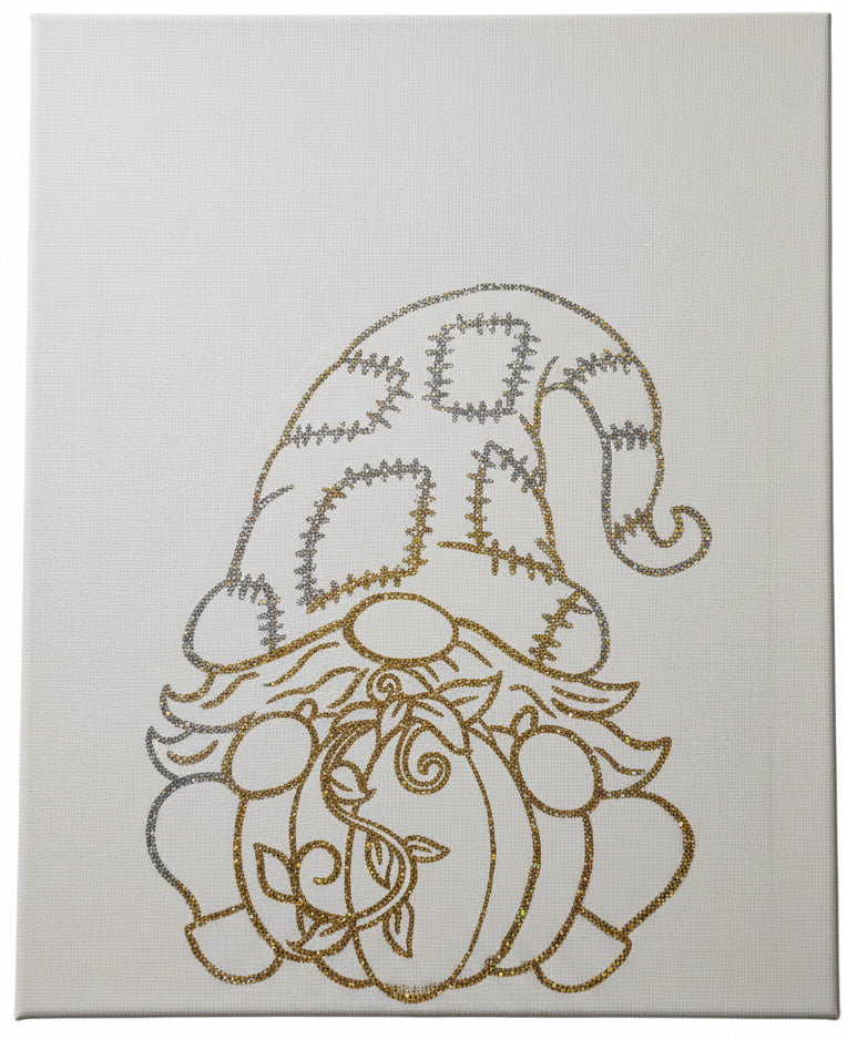 Gnome with Pumpkin Paint Kit