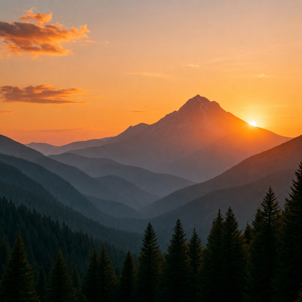 Mountain Sunset Paint Kit