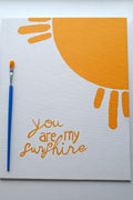 You Are My Sunshine Handprint Canvas Kit