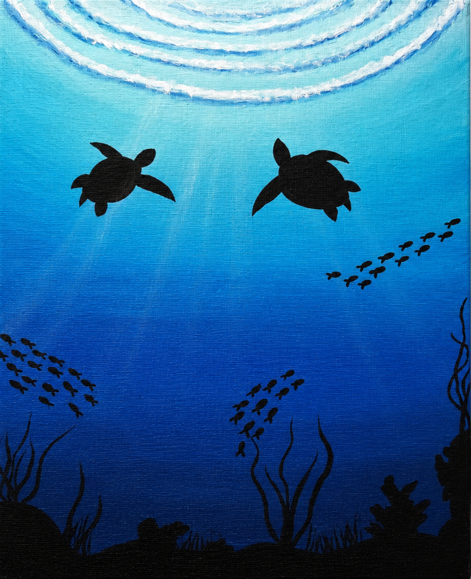 Sea Turtles Paint Kit