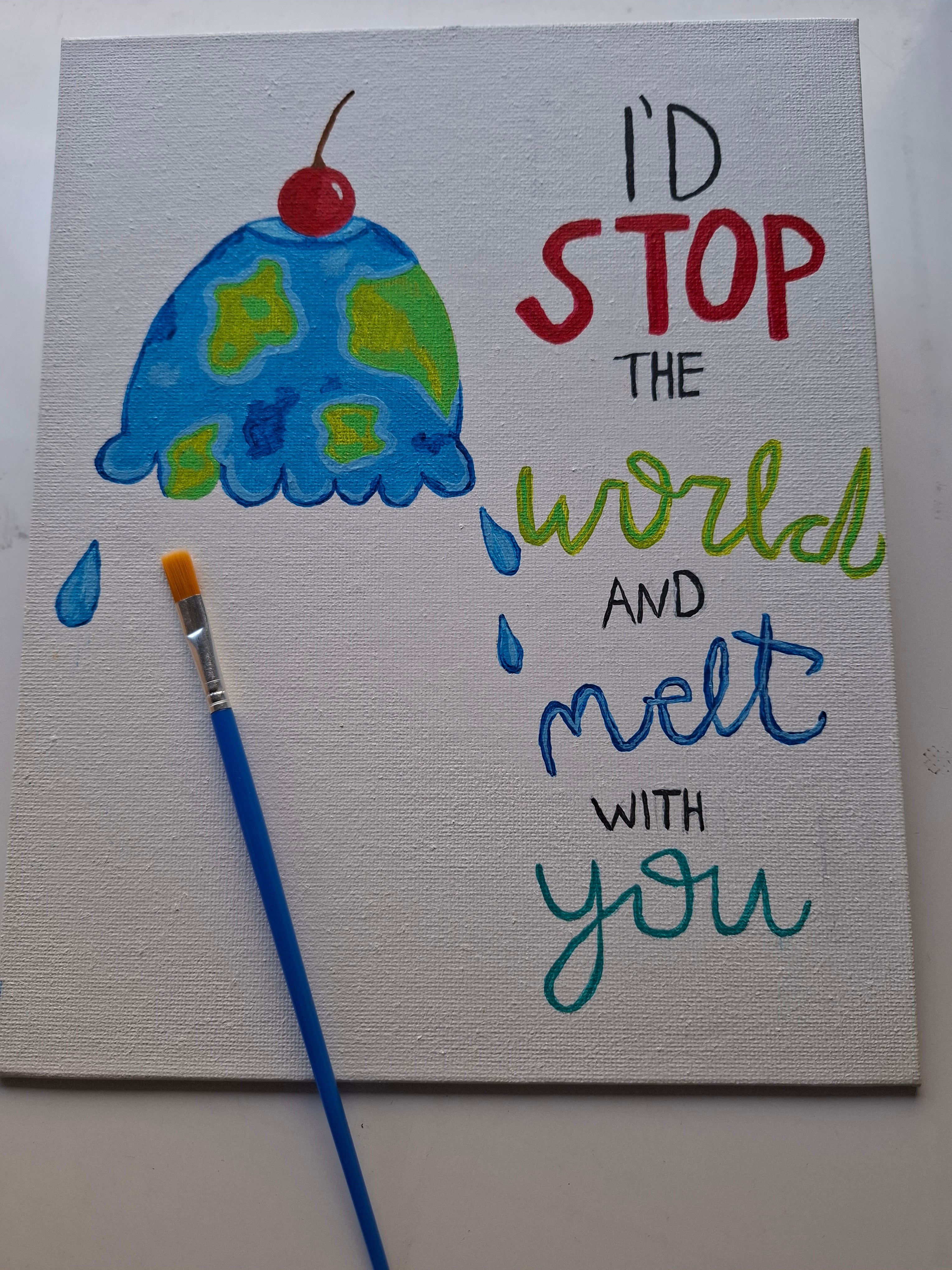 I'd Stop the World and Melt With You Paint Kit