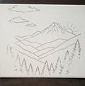 Mountain Sunset Paint Kit